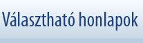 V�laszthat� honlapok